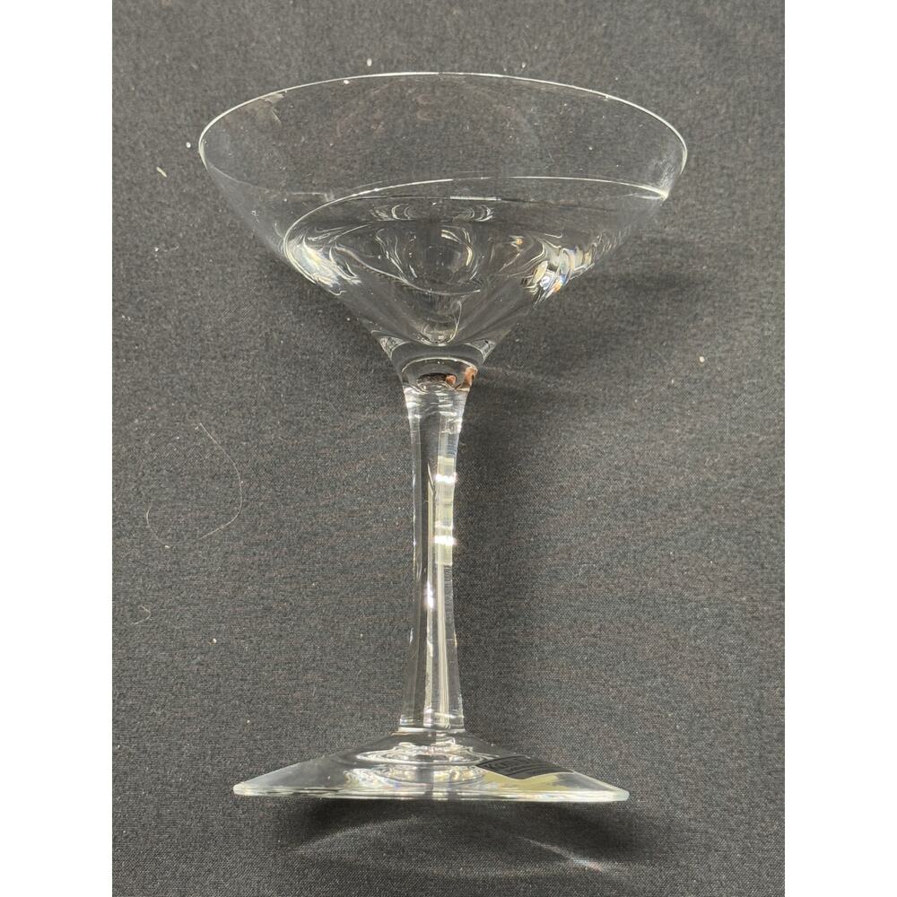 Vintage Kosta Boda Swirl Martini Glass – Handmade Sweden – Scandinavian Crystal